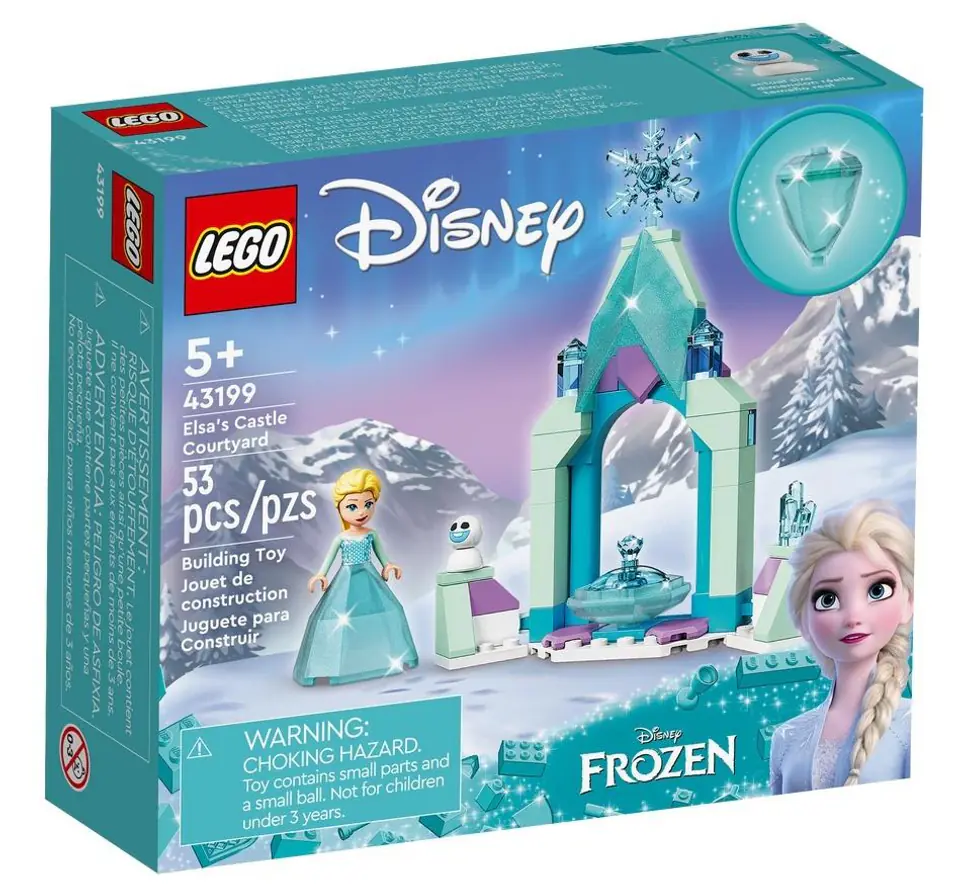 ⁨Lego DISNEY PRINCESS 43199 Dziedziniec zamku Elzy⁩ w sklepie Wasserman.eu