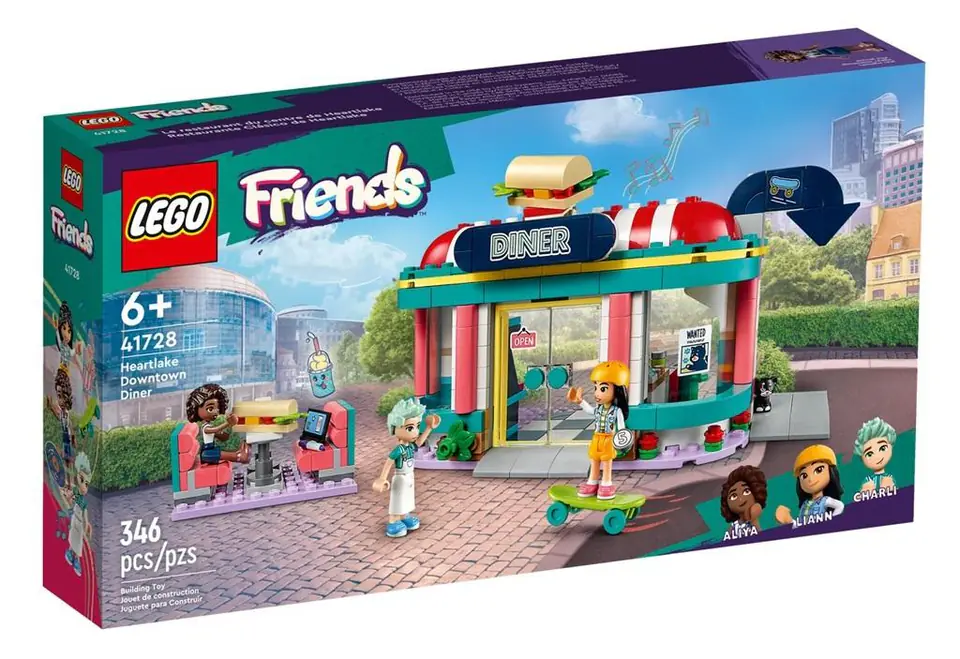 ⁨LEGO FRIENDS 41728 HEARTLAKE DOWNTOWN DINER⁩ at Wasserman.eu