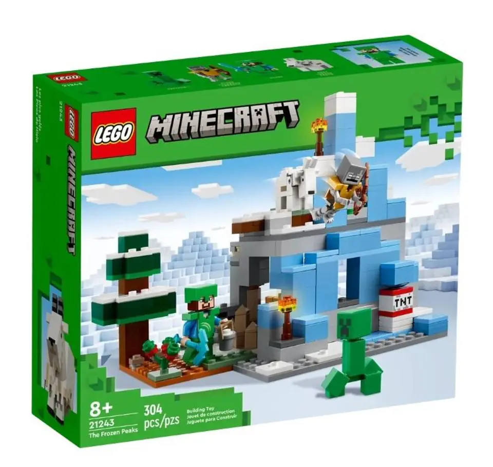 ⁨LEGO MINECRAFT 21243 THE FROZEN PEAKS⁩ at Wasserman.eu