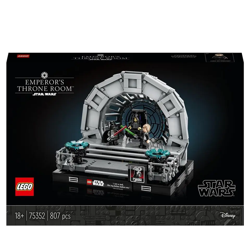 ⁨LEGO STAR WARS 75352 DIORAMA: EMPEROR'S THRONE ROOM⁩ at Wasserman.eu