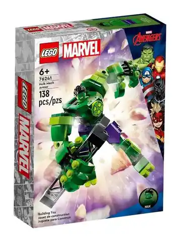 ⁨Lego SUPER HEROES 76241 Mechaniczna zbroja Hulka⁩ w sklepie Wasserman.eu