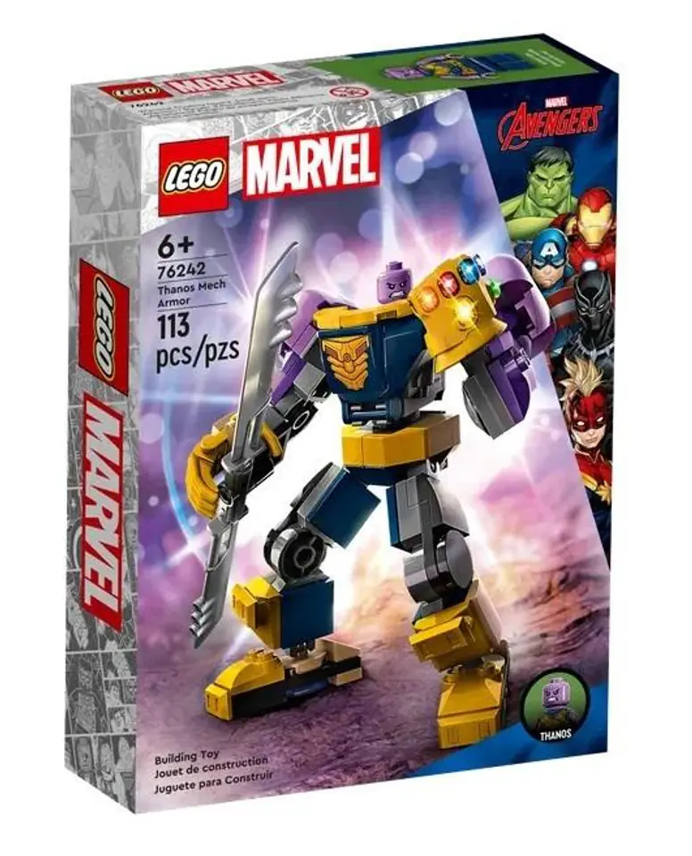 ⁨LEGO(R) SUPER HEROES 76242 Mechaniczna zbroja Thanos⁩ w sklepie Wasserman.eu