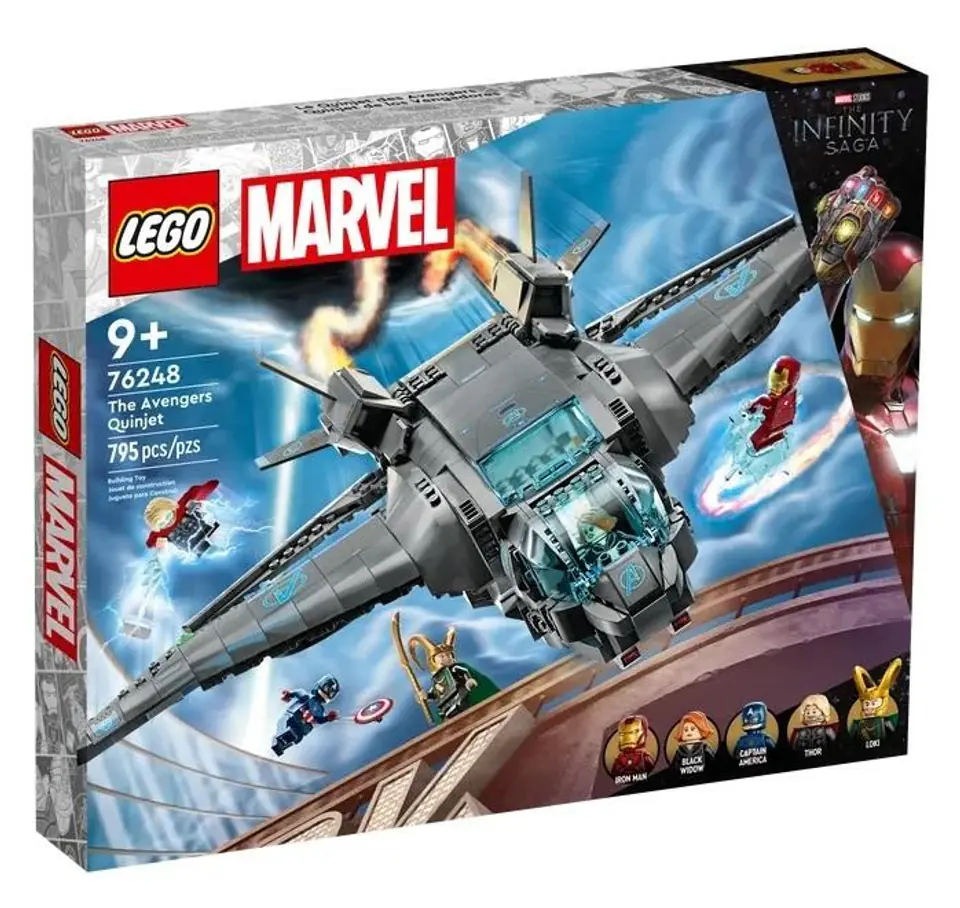 ⁨LEGO(R) SUPER HEROES 76248 Quinjet Avengersów⁩ w sklepie Wasserman.eu