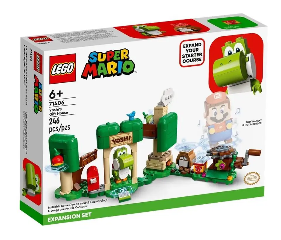 ⁨LEGO SUPER MARIO 71406 EXPANSION SET - YOSHI'S GIFT HOUSE⁩ at Wasserman.eu