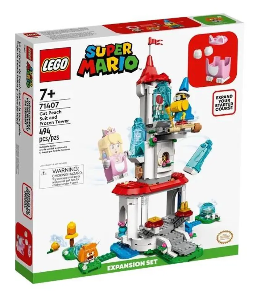 ⁨LEGO(R) SUPER MARIO 71407 Cat Peach i lodowa wieża⁩ w sklepie Wasserman.eu