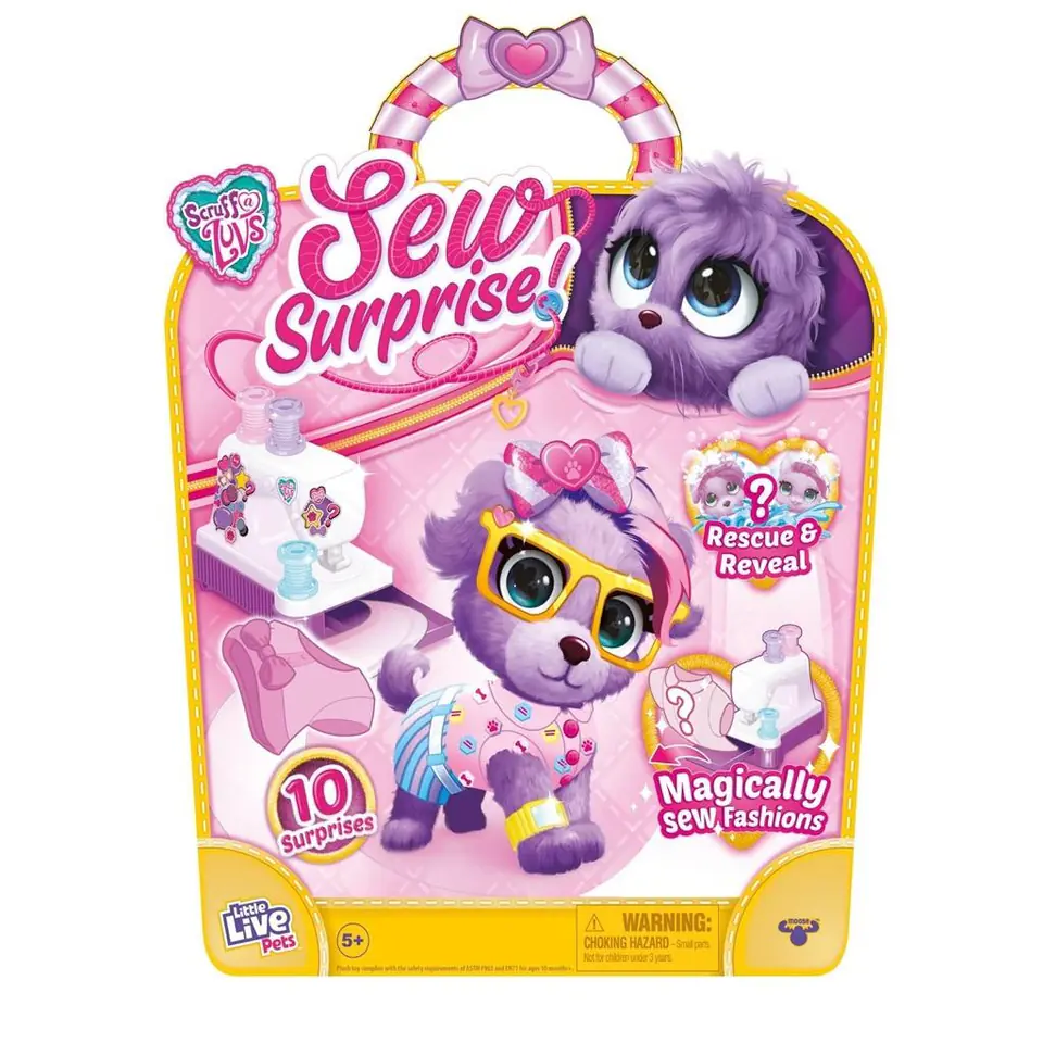 Little Live Pets. Maskotka Sew Surprise fiolet w sklepie Wasserman.eu