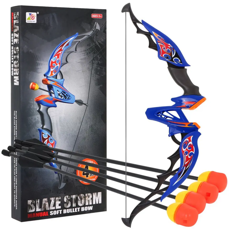 ⁨Łuk dla dzieci 8+ Zabawka sportowa Blaze Storm + 4 piankowe Strzały⁩ w sklepie Wasserman.eu