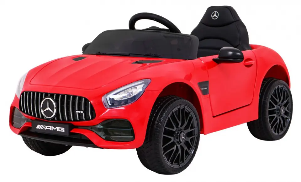 ⁨Mercedes Benz GT na akumulator dla dzieci Czerwony + Pilot + Wolny Start + MP3 LED⁩ w sklepie Wasserman.eu
