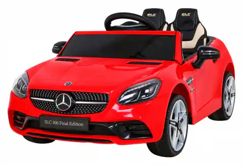 ⁨Mercedes Benz SLC300 Auto na akumulator dla dzieci Czerwony + Dźwięki MP3 Światła + Pilot + Wolny Start⁩ w sklepie Wasserman.eu
