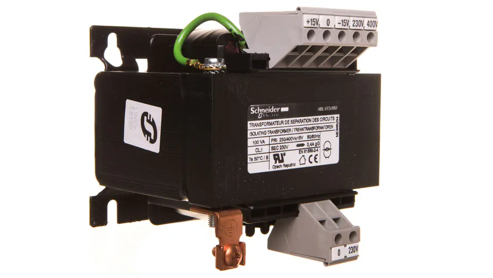 1-phase transformer 100VA 230(400)V/230V ABL6TS10U at Wasserman.eu
