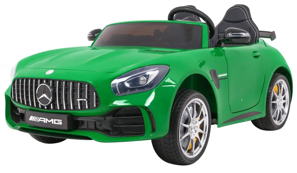 ⁨Mercedes-Benz GT R dla dzieci Lakier Zielony + Napęd 4x4 + Nawiew powietrza + Pilot + EVA + MP3 LED⁩ w sklepie Wasserman.eu