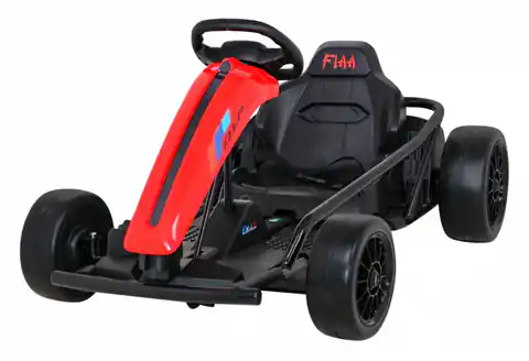 ⁨Gokart FX1 Drift Master na akumulator dla dzieci Czerwony + Funkcja Driftu + Koła EVA⁩ w sklepie Wasserman.eu