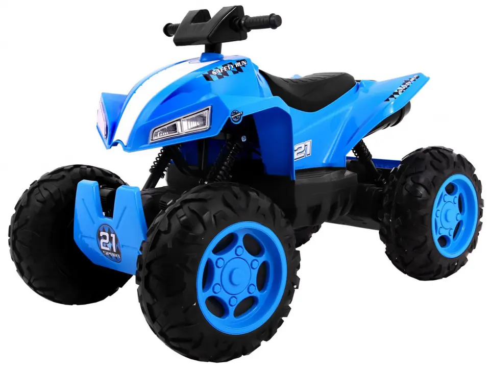 ⁨Quad na akumulator Sport Run dla dzieci Niebieski + Napęd 4x4 + LED + Radio MP3⁩ w sklepie Wasserman.eu