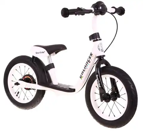 ⁨Rowerek biegowy SporTrike Balancer dla dzieci Biały Pierwszy rowerek do Nauki jazdy⁩ w sklepie Wasserman.eu