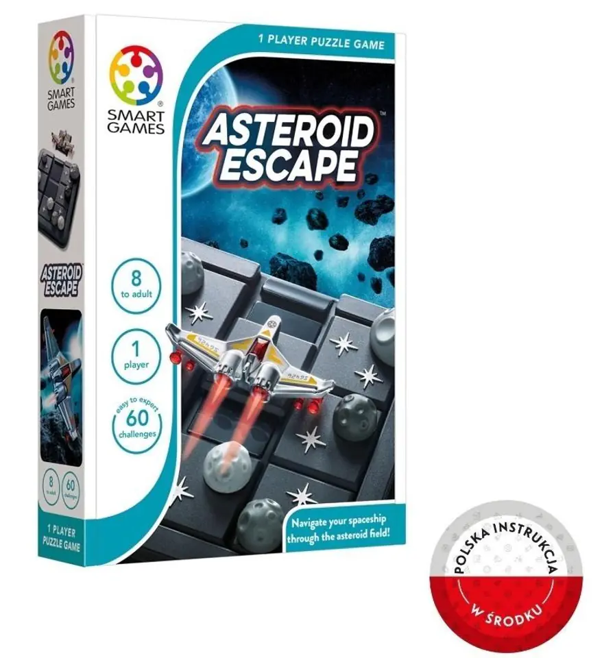 ⁨Smart Games Asteroid Escape (ENG) IUVI Games⁩ w sklepie Wasserman.eu