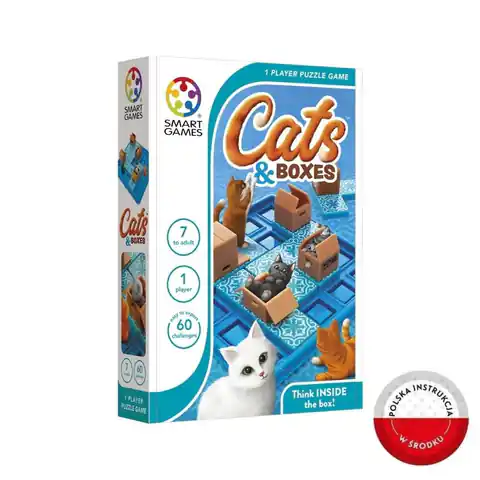 ⁨Smart Games Cats & Boxes (ENG) IUVI Games⁩ w sklepie Wasserman.eu