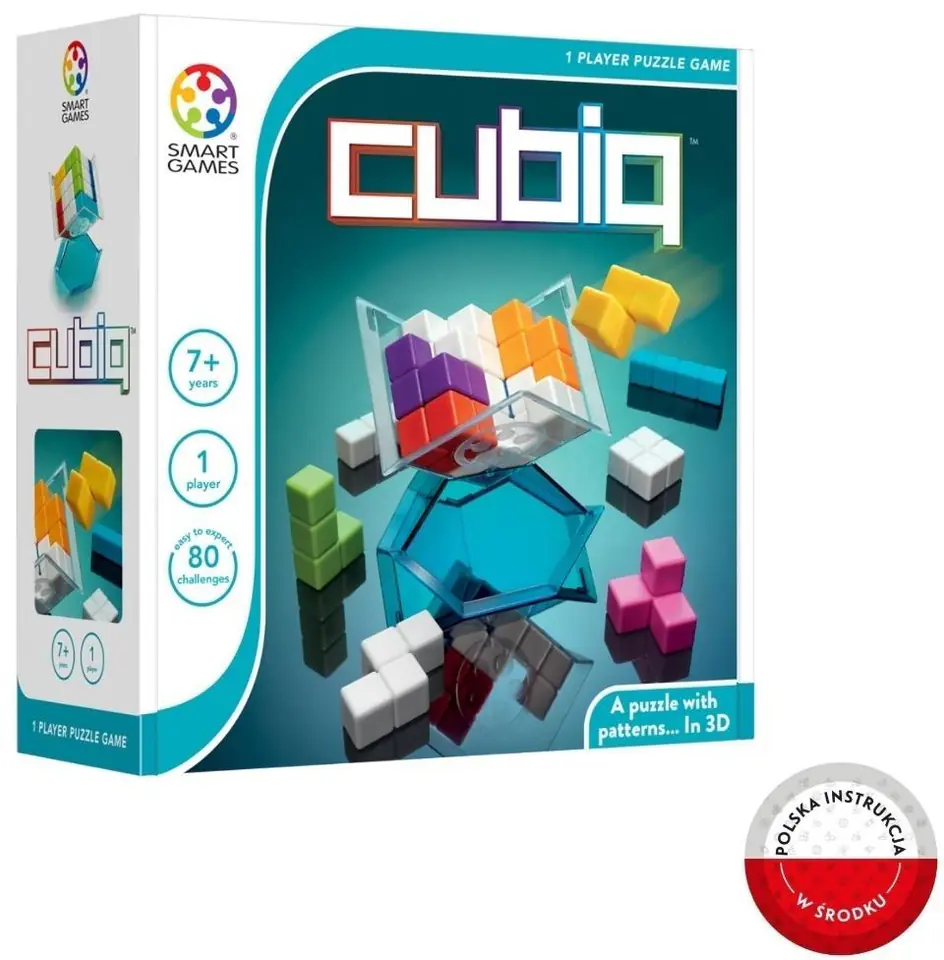 ⁨Smart Games Cubiq (ENG) IUVI Games⁩ w sklepie Wasserman.eu