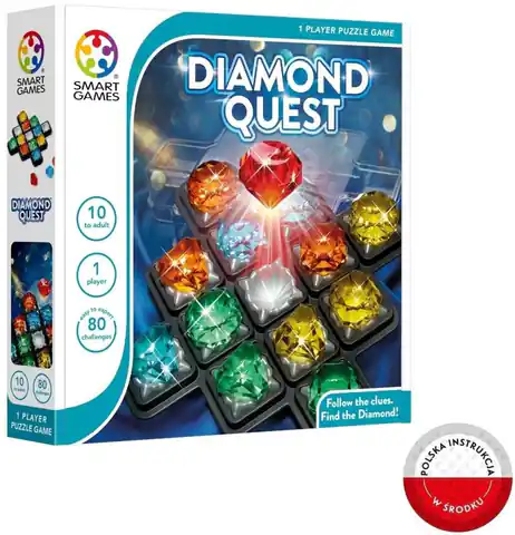 ⁨Smart Games Diamond Quest (ENG) IUVI Games⁩ w sklepie Wasserman.eu