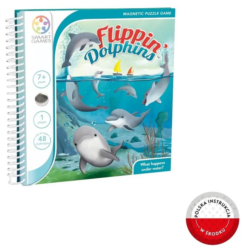 ⁨Smart Games Flippin' Dolphins (ENG) IUVI Games⁩ w sklepie Wasserman.eu