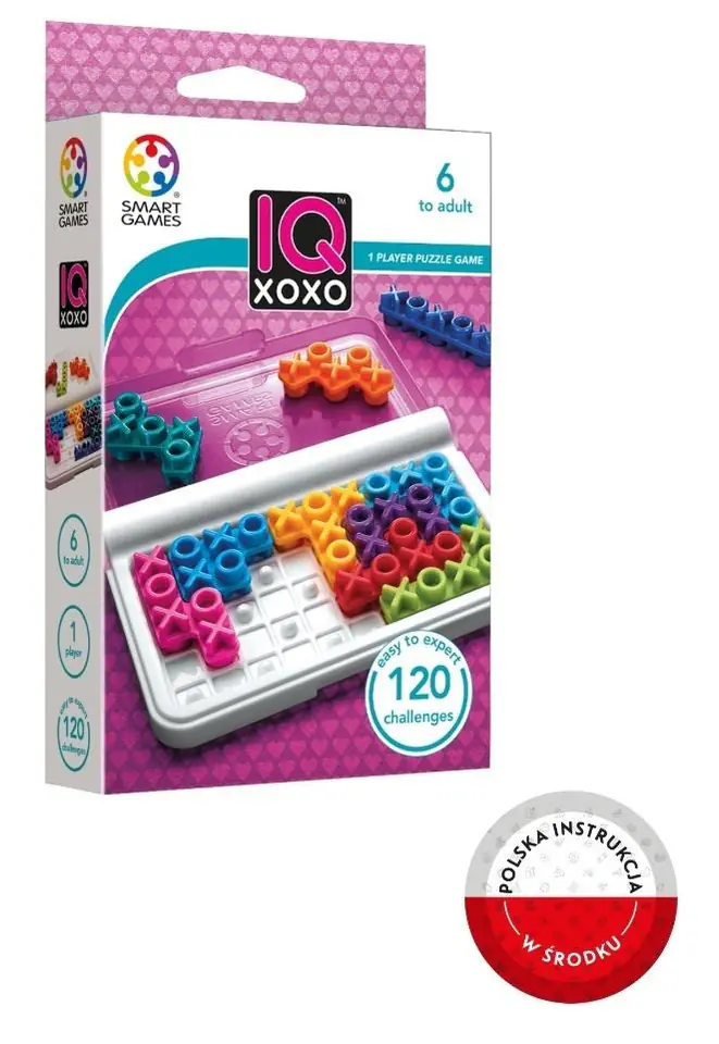 ⁨Smart Games IQ XOXO (ENG) IUVI Games⁩ w sklepie Wasserman.eu