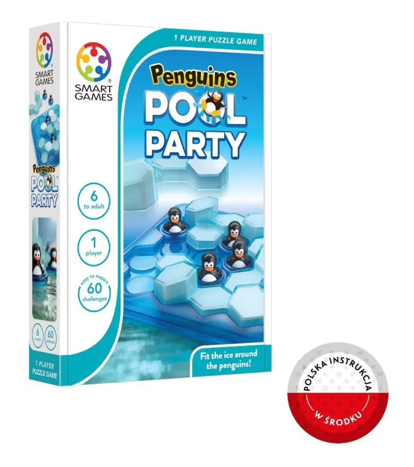 ⁨Smart Games Penguins Pool Party (ENG) IUVI Games⁩ w sklepie Wasserman.eu