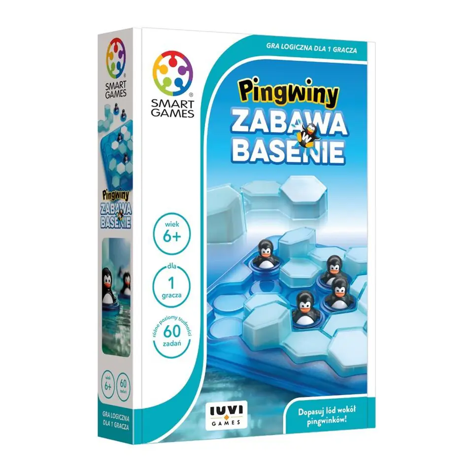 ⁨Smart Games Pingwiny - zabawa w basenie (PL) IUVI⁩ w sklepie Wasserman.eu