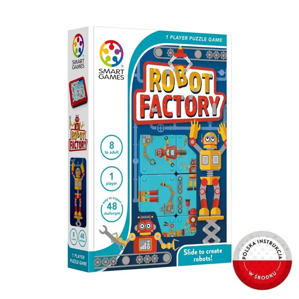 ⁨Smart Games Robot Factory (ENG) IUVI Games⁩ w sklepie Wasserman.eu