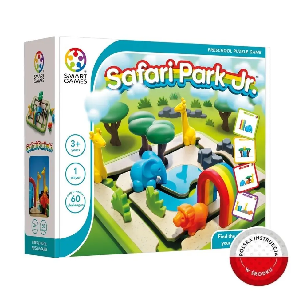 ⁨Smart Games Safari Park Jr (ENG) IUVI Games⁩ w sklepie Wasserman.eu