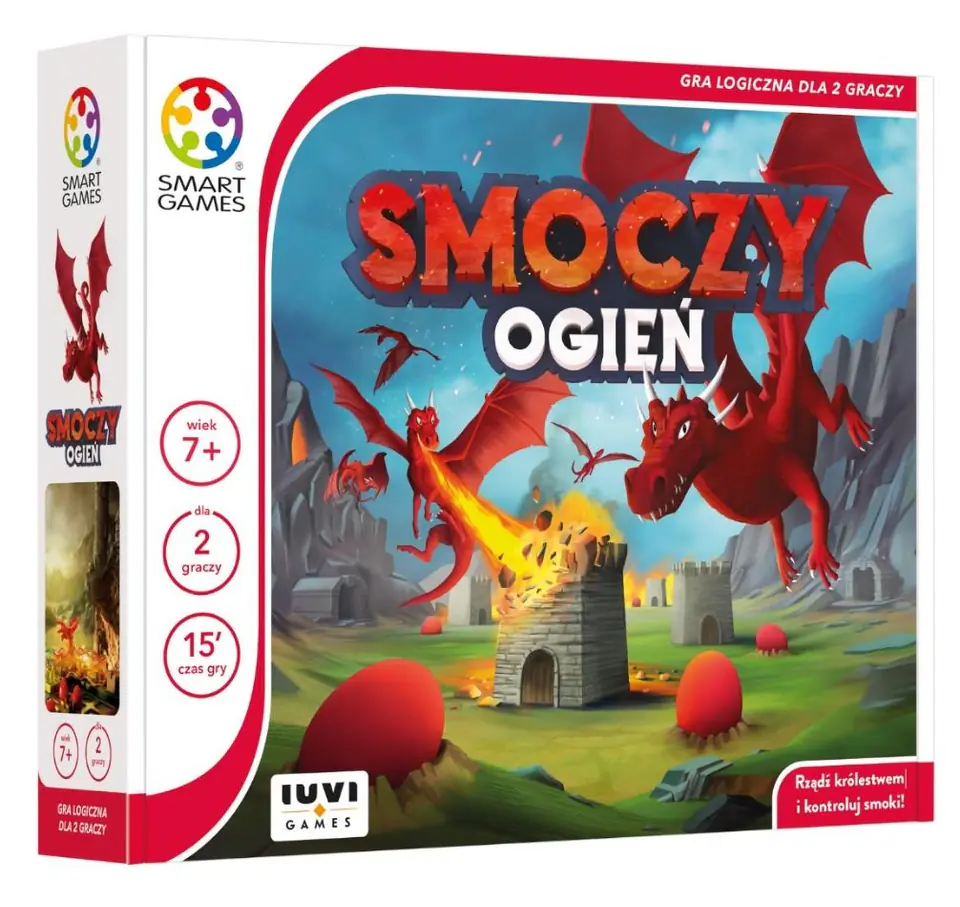 ⁨Smart Games Smoczy Ogie? (PL) IUVI Games⁩ w sklepie Wasserman.eu