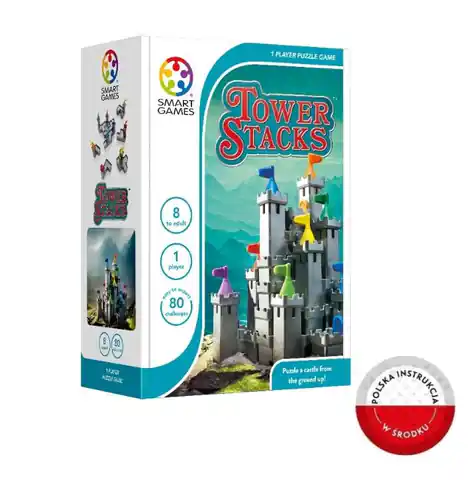 ⁨Smart Games Tower Stacks (ENG) IUVI Games⁩ w sklepie Wasserman.eu