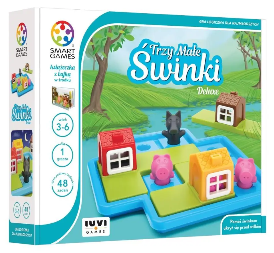 ⁨Smart Games Trzy Małe Świnki (PL) IUVI Games⁩ w sklepie Wasserman.eu