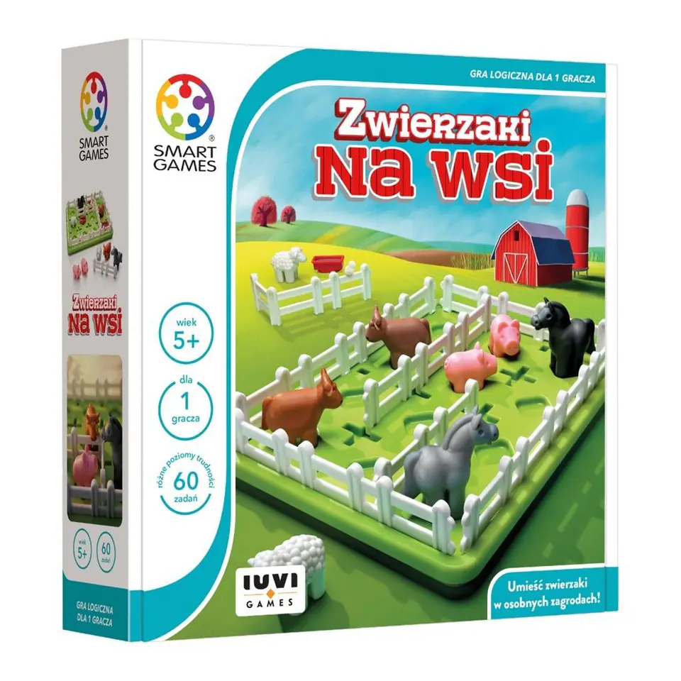⁨Smart Games Zwierzaki Na Wsi (PL) IUVI Games⁩ w sklepie Wasserman.eu