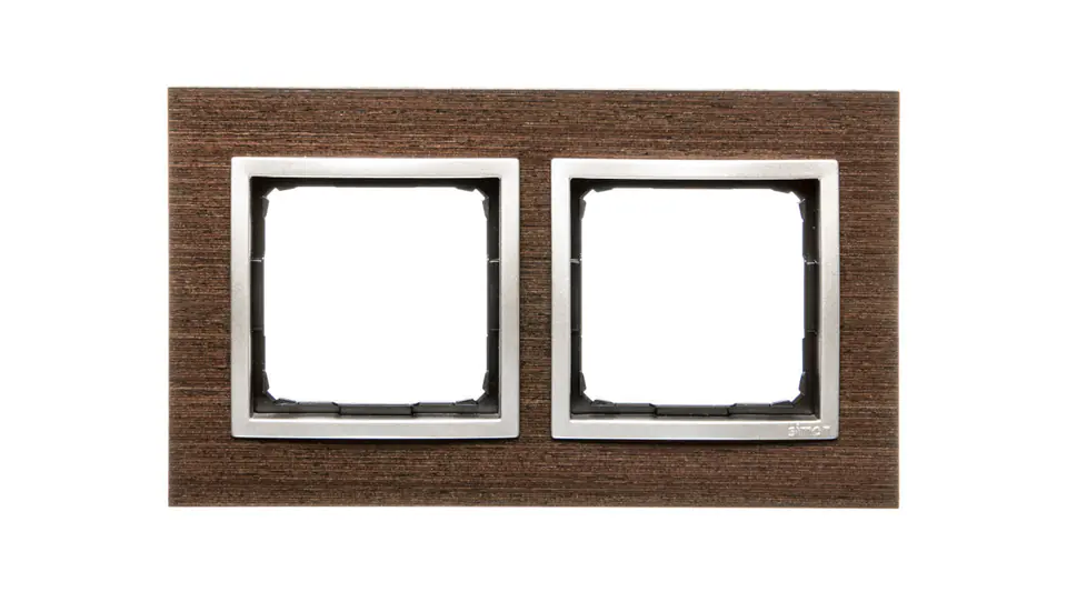 ⁨Simon 54 Nature Double wood frame GOLD WENGE DRN2/85⁩ at Wasserman.eu