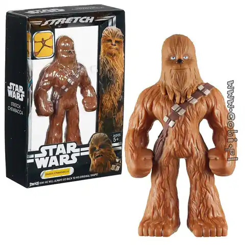 ⁨Stretch Duża Figurka Chewbacca Star Wars 22cm⁩ w sklepie Wasserman.eu