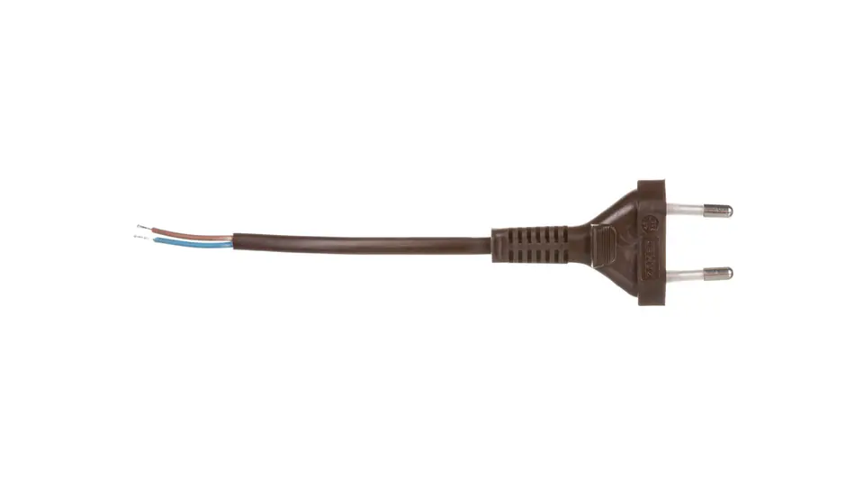 ⁨Connection lead without switch 190cm brown SP-190/2X0,5/-BRA YNS10000434⁩ at Wasserman.eu
