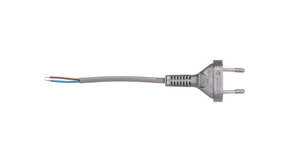 ⁨Connection lead without switch 190cm silver SP-190/2X0,5/-SRB YNS10000439⁩ at Wasserman.eu