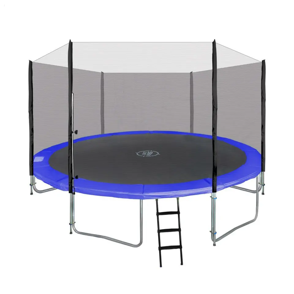 ⁨Trampolina ogrodowa SkyRamiz 427cm 14FT dla dzieci Niebieski + Akcesoria⁩ w sklepie Wasserman.eu