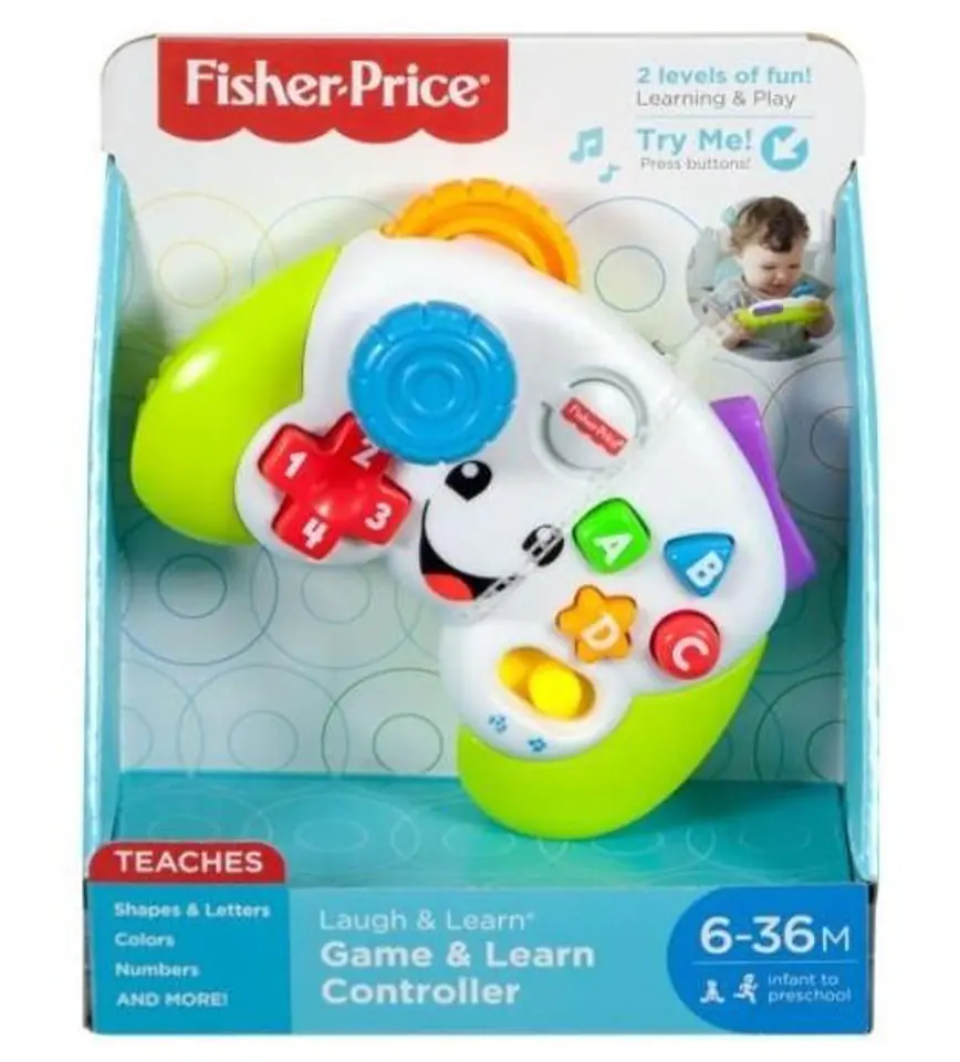 ⁨FISHER PRICE - LAUGH & LEARN! FWG20 - TODDLER'S HAPPY GAMEPAD⁩ at Wasserman.eu