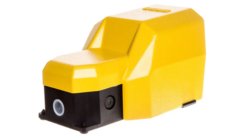 ⁨Foot switch single with cover yellow metal 2Z 2R 1Z 1R 2 steps T0-PDKS11VX20⁩ at Wasserman.eu