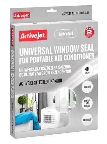 ⁨Activejet Universal window seal for mobile air conditioners Selected UKP-4UNI⁩ at Wasserman.eu