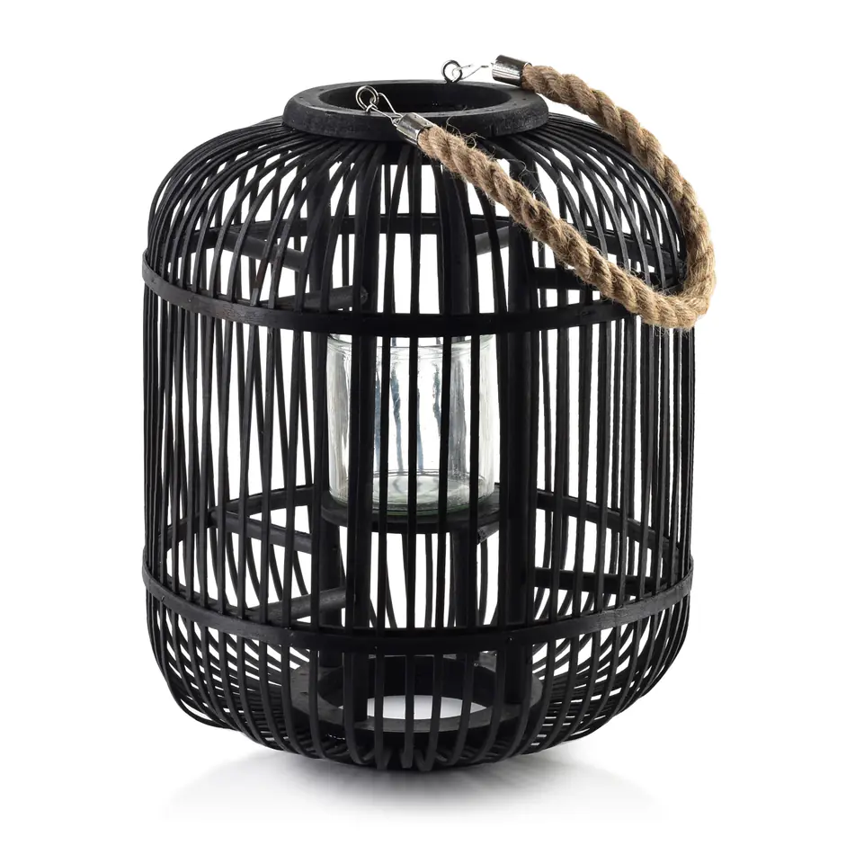 LUCIE BLACK Lampion 29xh36cm w sklepie Wasserman.eu