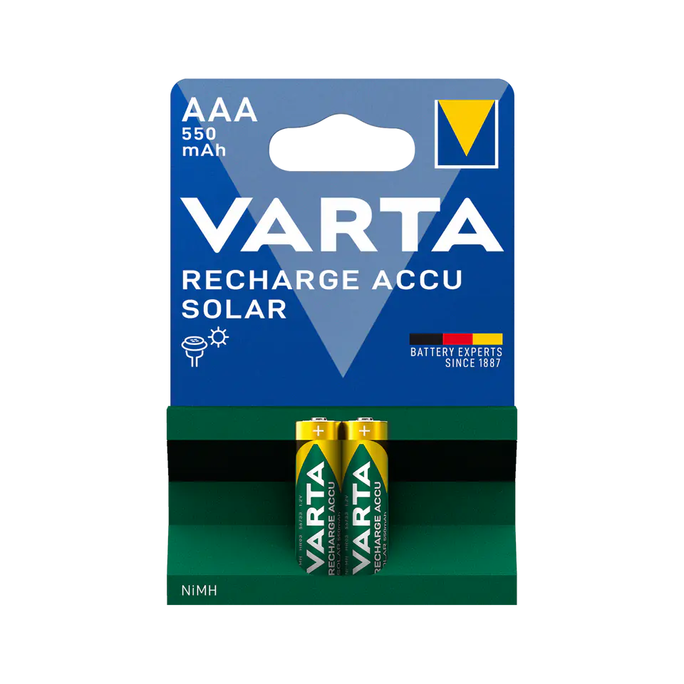 ⁨Akumulator VARTA AAA NiMH 550mAh SOLAR⁩ w sklepie Wasserman.eu