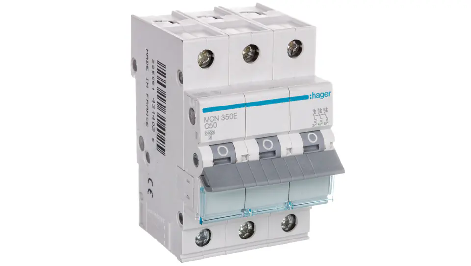 ⁨MCN350E 3P C 50A 6kA AC Circuit Breaker⁩ at Wasserman.eu