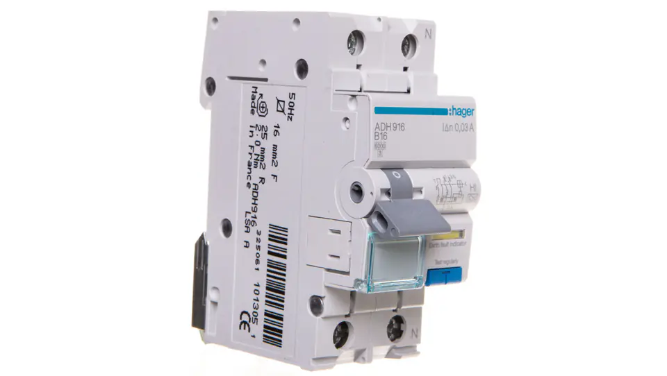 ⁨Residual current circuit breaker 2P 16A B 0,03A type A-Hi ADH916⁩ at Wasserman.eu