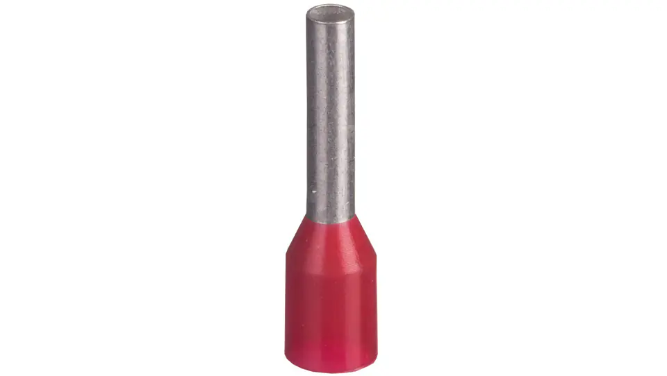 ⁨Insulated bootlace ferrule TI 1mm2/8mm red tinned TI1L8x500 /500pcs/⁩ at Wasserman.eu