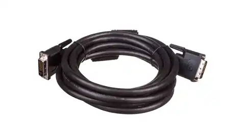 ⁨DVI-D Dual Link connection cable Type DVI-D(24+1)/DVI-D(24+1), M/M black 3m AK-320101-030-S⁩ at Wasserman.eu