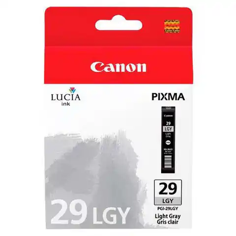 ⁨Canon oryginalny ink / tusz PGI29 Light Grey, light grey, 4872B001, Canon PIXMA Pro 1⁩ w sklepie Wasserman.eu