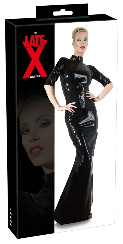 ⁨KOMBINEZON LATEX DRESS BLACK S⁩ w sklepie Wasserman.eu
