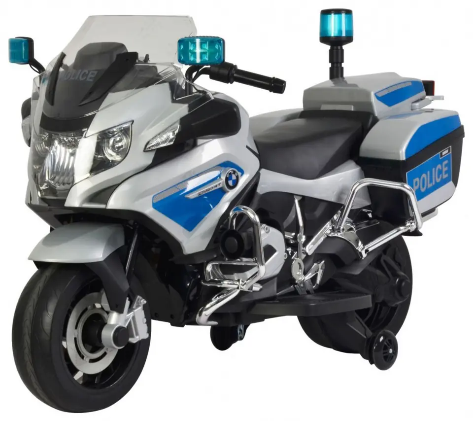 ⁨BMW R1200RT Policja Motor elektryczny dla dzieci + Kółka pomocnicze + Dźwięki + LED + EVA + Wolny Start⁩ w sklepie Wasserman.eu