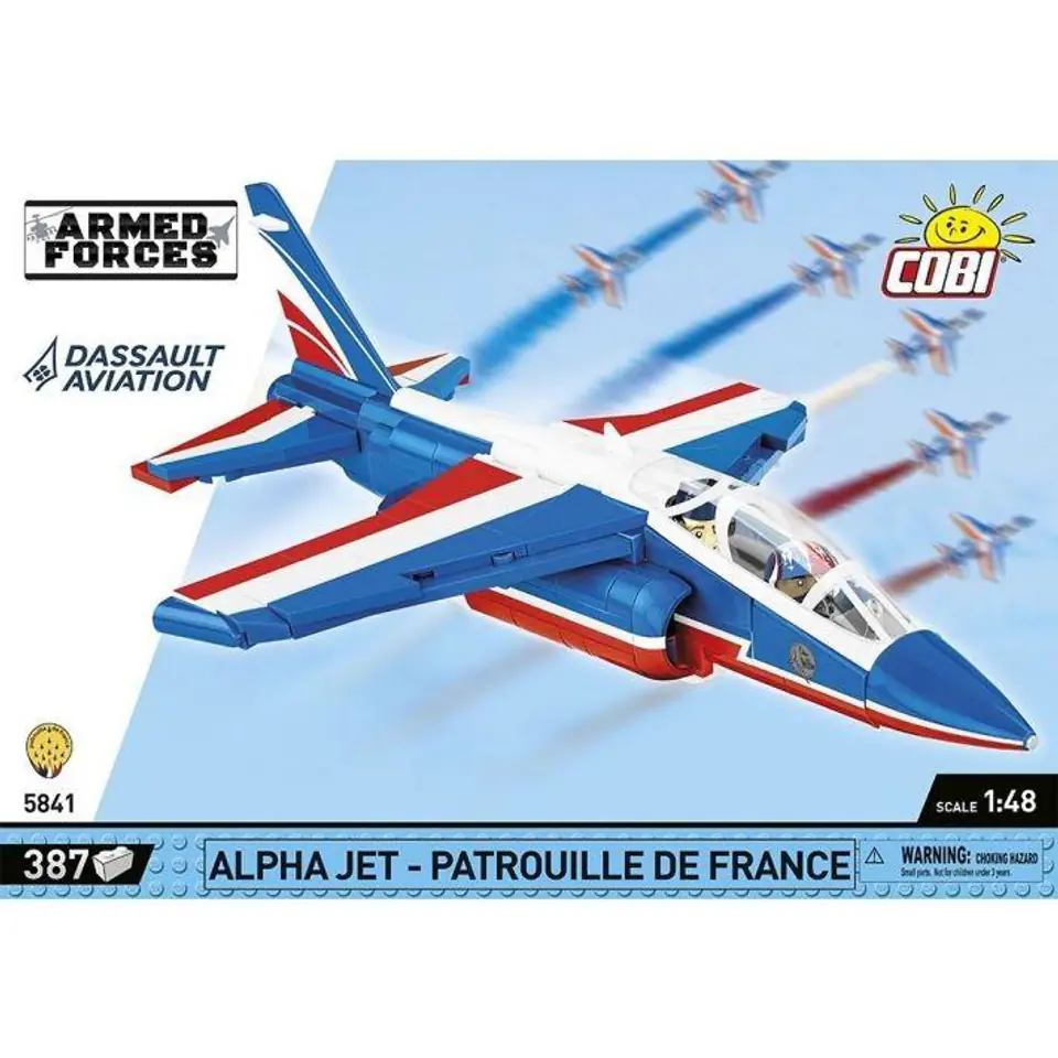 ⁨COBI 5841 Armed Forces Alpha Jet Patrouille de France 387kl⁩ at Wasserman.eu